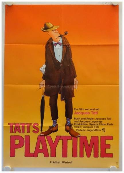 Playtime originales Filmplakat